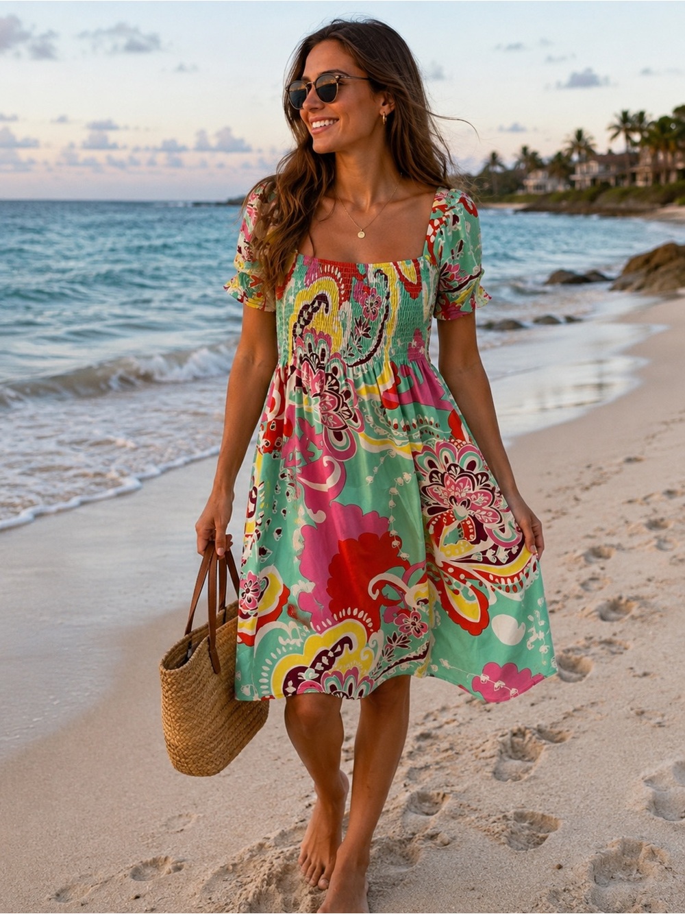 Boston Proper Mint Green Dress